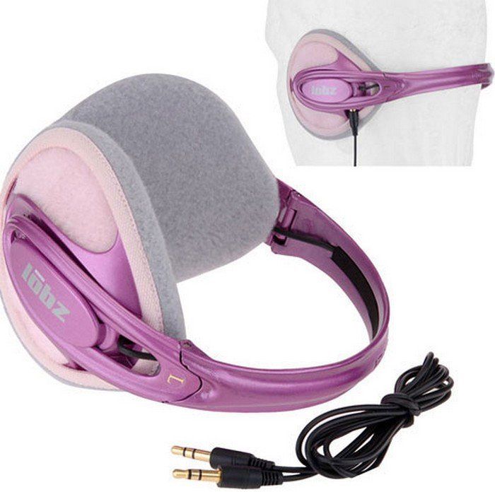 Теплые осенне-зимние стерео наушники.