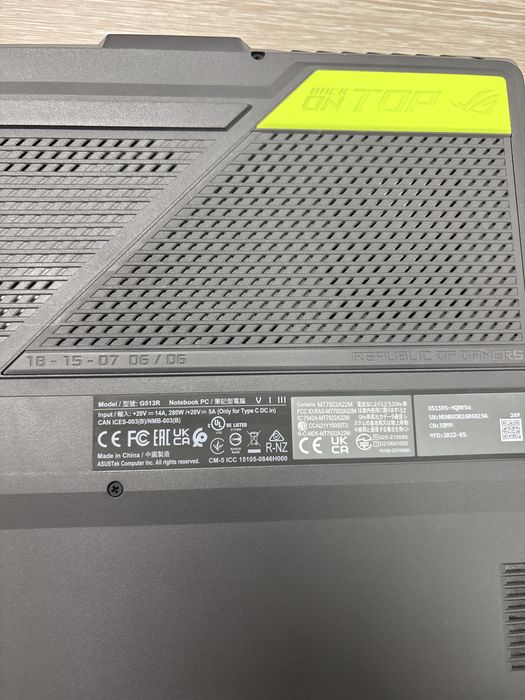 Продам ноутбук игровой