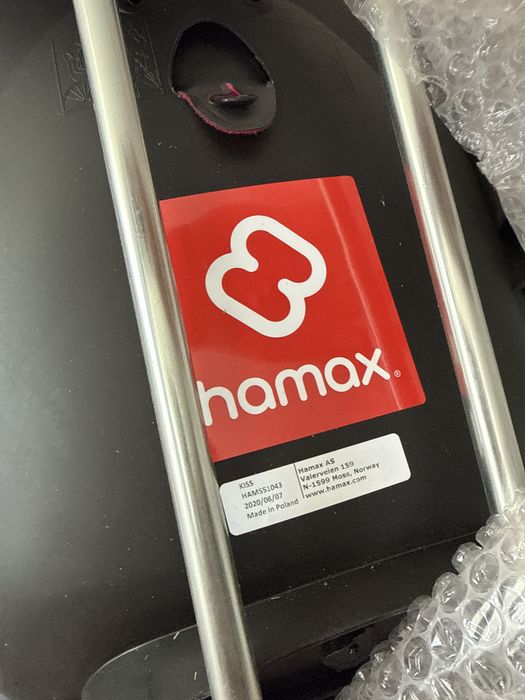 HAMAX Scaun de bicicletă pentru copii Siesta, cu suport blocabil, nou