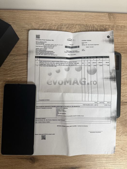 POCO X6 PRO 5G, 256 Gb + 8GB Ram