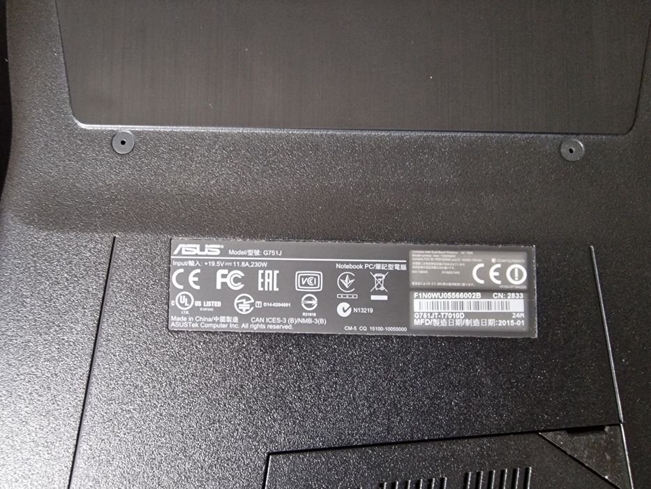 Laptop Gaming ASUS ROG G751JT – i7, GTX 970M, SSD 1TB