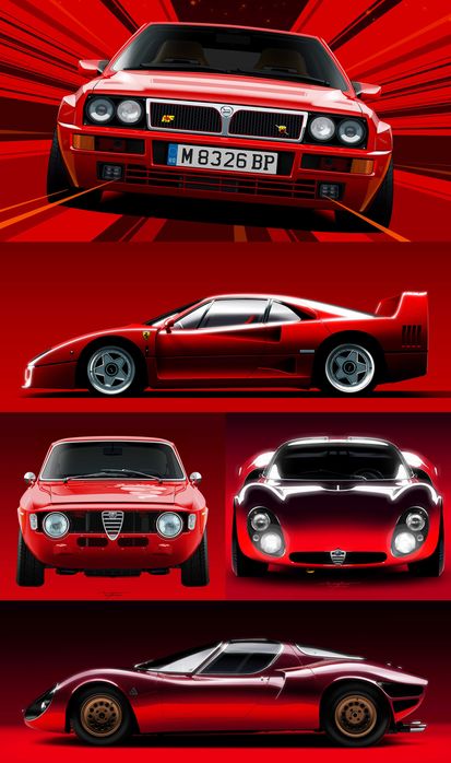 ПЛАКАТИ: Персонализирани автомобилни илюстрации