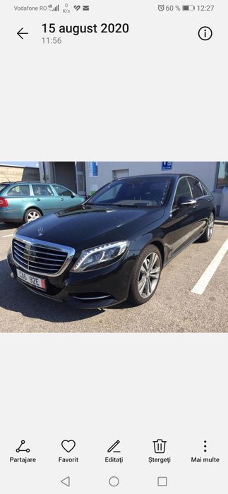 Bara spate Mercedes S class W222