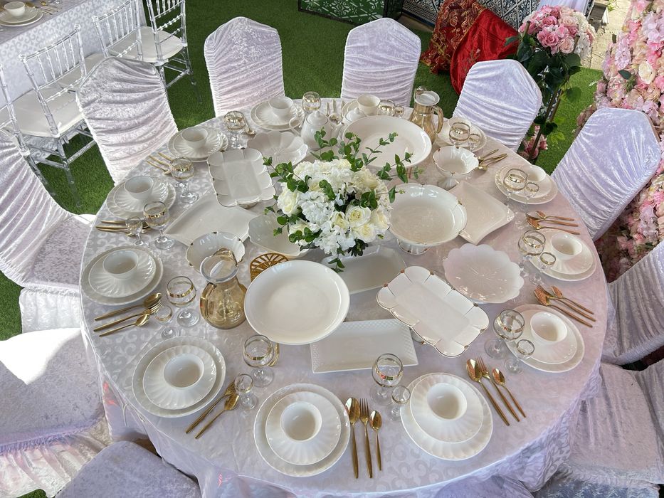 Аренда столы стулья посуды