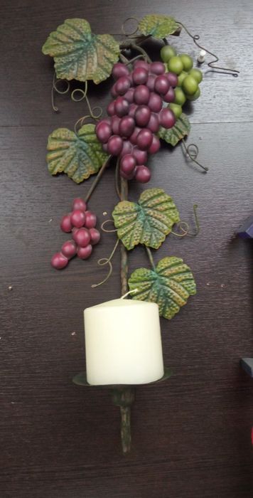 Подсвечник-бра настенный