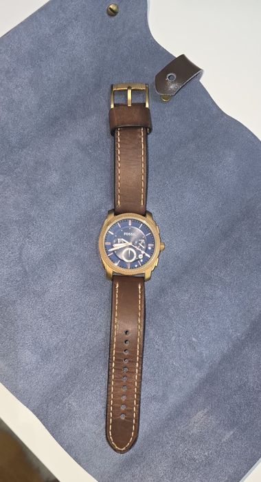 Ceas Fossil Machine FS5073 Original + Toc din piele naturala