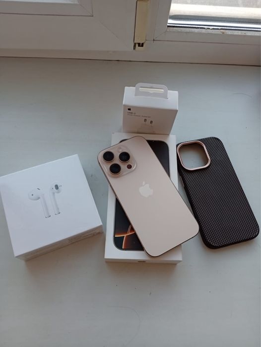 Айфон 16про 128гб 89% gold