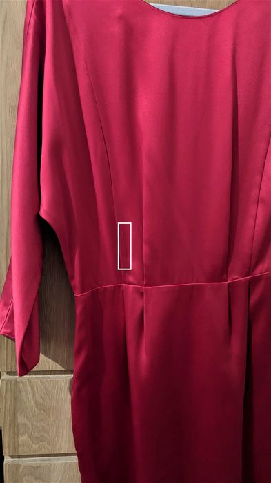 [Pret redus] Rochie satin matase naturala 100% Strenesse, 34 (XS-S)