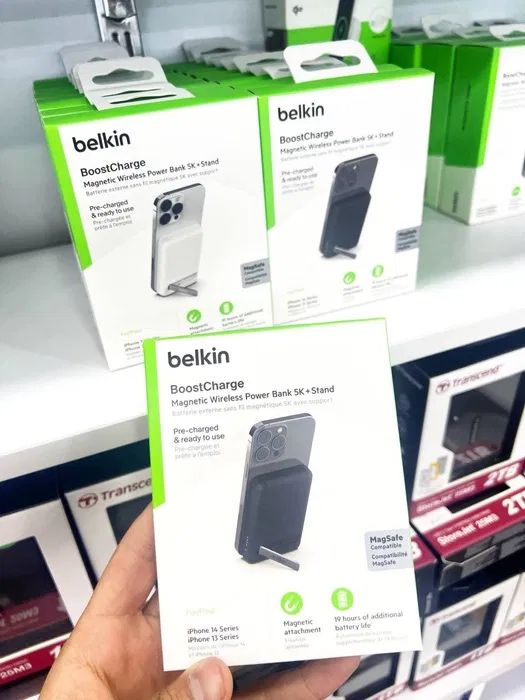 Belkin BoostCharge 5K Мощный и удобный Power Bank с MagSafe!