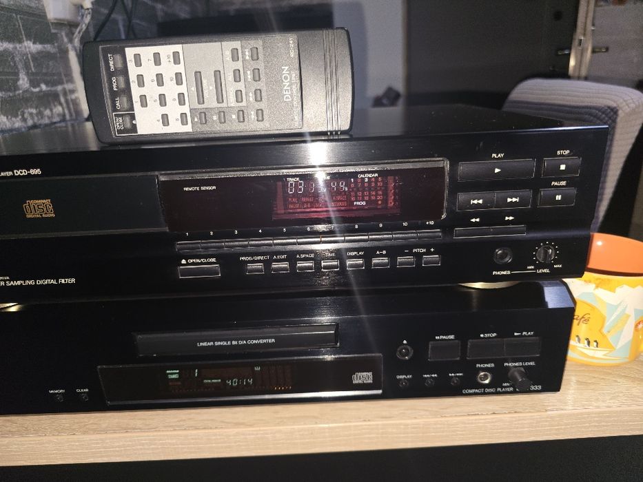 Pachet Hi-Fi Vintage: CD Player Denon DCD-695 + Onkyo DX-7333