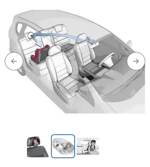 Oglinda auto pentru vizualizarea bebelusilor