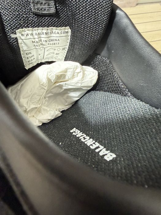 Balenciaga Track Slippers Black