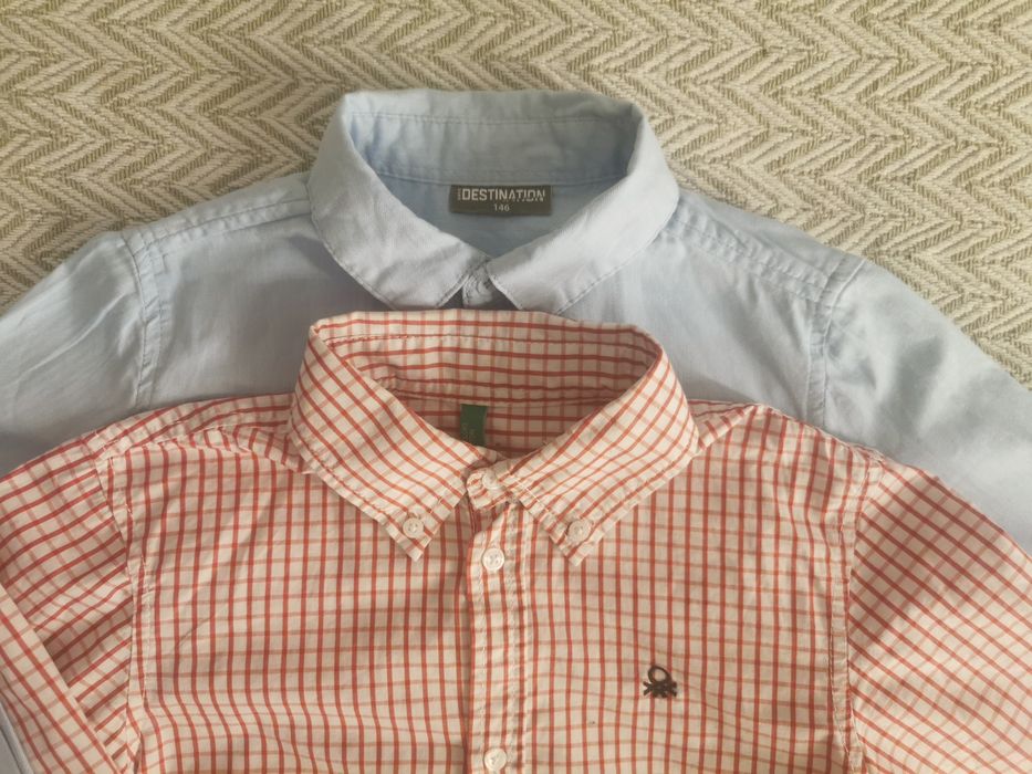 Lot cămașa Benetton,10 ani,140