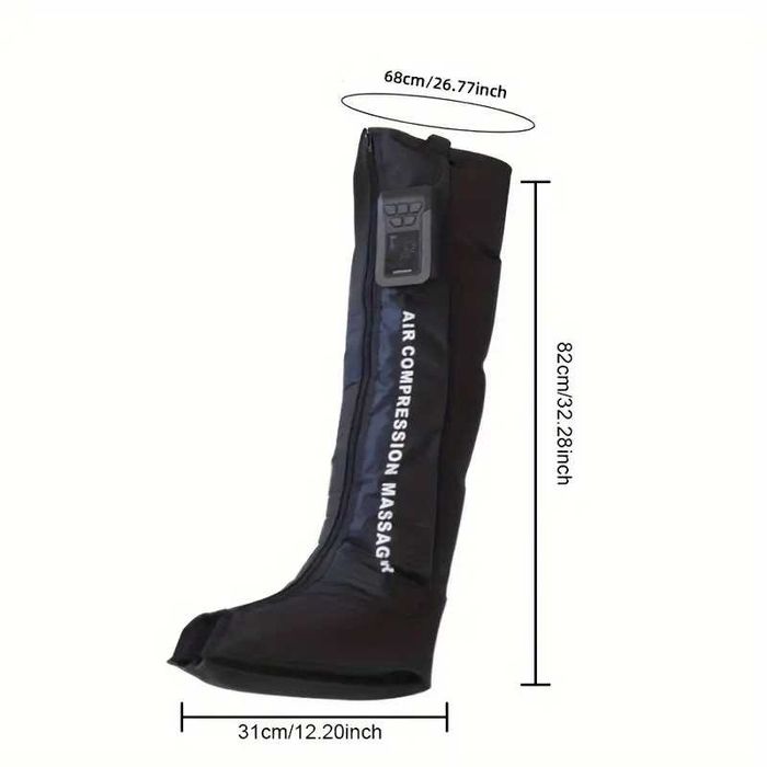 USB Зареждащ се Масажор за Крака с 360° Обвивка 3DВъздушни Възглавници