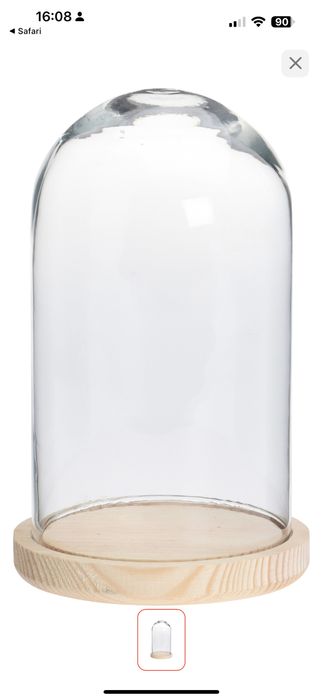 Колбы стеклянные , клош для декора