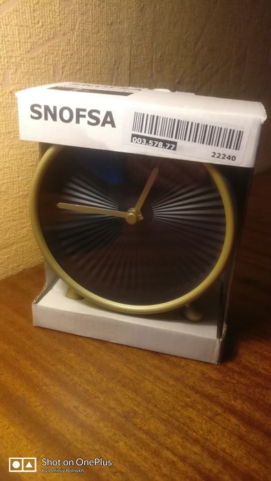 Часы-будильник IKEA Snofsa