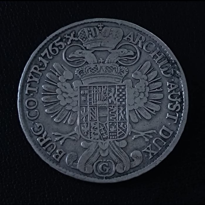 Taler Maria Therezia 1765 "G"Imperiului Habsburgic.