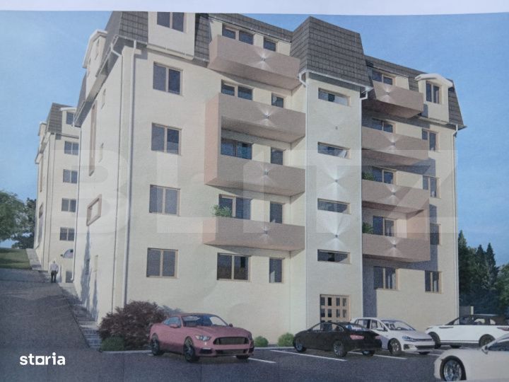 Apartament cu doua camere, 45.70 mp, zona Rediu - Dealul Zorilor