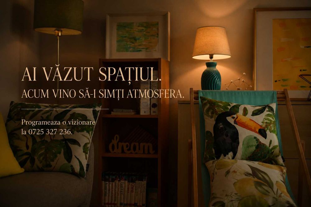 UN REFUGIU URBAN LA PREȚ SPECIAL: Apartament Designer | Amenajat Complet  | Terasă Panoramică | Parc Privat | M2 Eroii Revoluției | Parc Tineretuluil