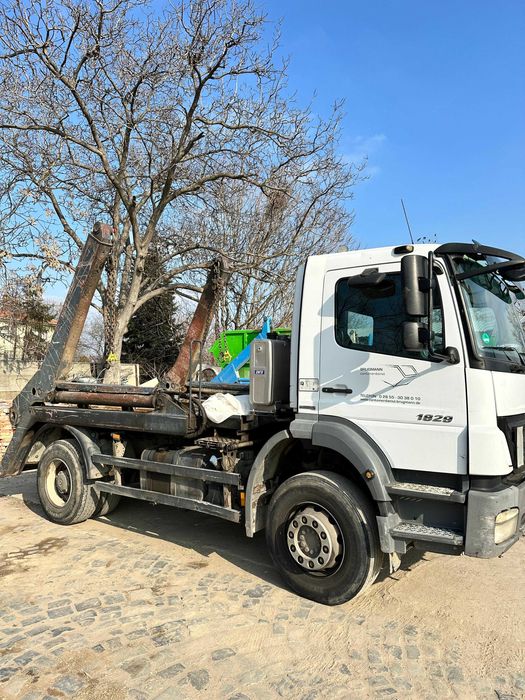 Mercedes Axor 18.29 absetzkipper, skip, containiera, gunoiera