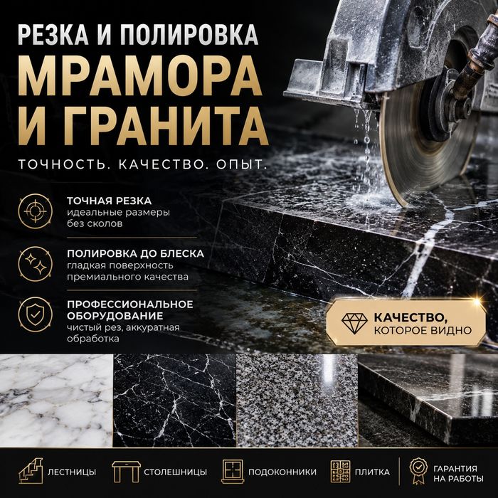 Резка мрамора и гранита