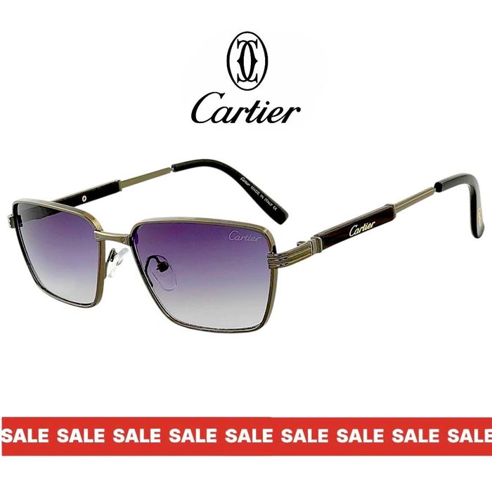 Cartier  ARC – ретро мъжки слънчеви очила 2026 с извита форма
