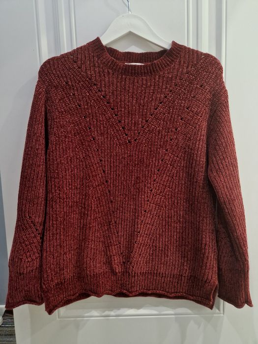 Кофта вязаная, красная