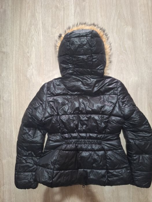 Зимно яке с естествен косъм