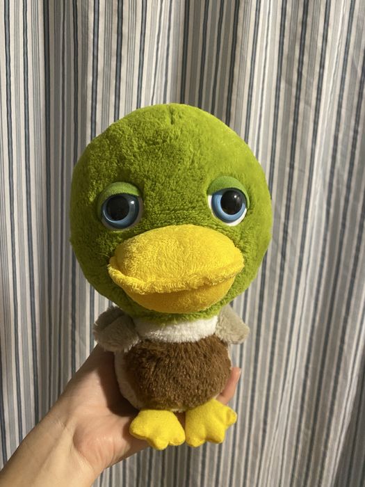 Jucărie de pluș rață verde