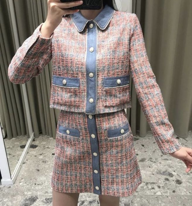 Costum MAJE din tweed