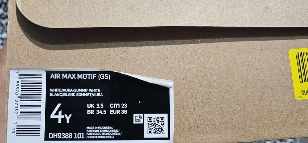 Nike Air Max Motif - White/Aura