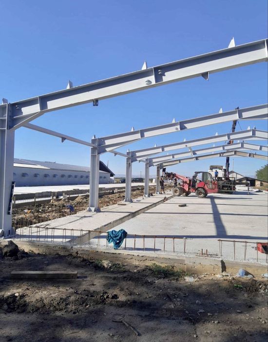 Hale structuri metalice de vanzare 10x20x4m-12x35x4-8x30x4m-14x50x4