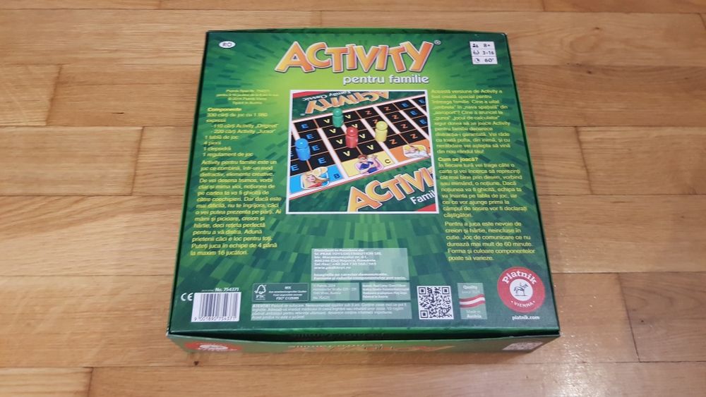 Activity pentru Famile, piesele SIGILATE