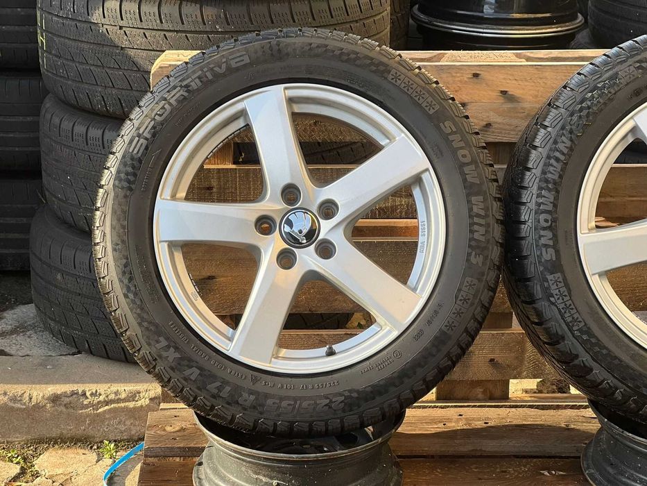 5х112 17 Джанти Skoda Octavia SuperB Шкода Октавиа Супърб с гуми 5x112