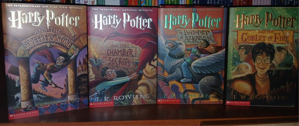 Box set colecția Harry Potter în englezã