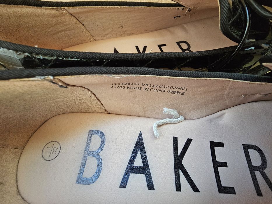 Лачени обувки Ted Baker черни 32