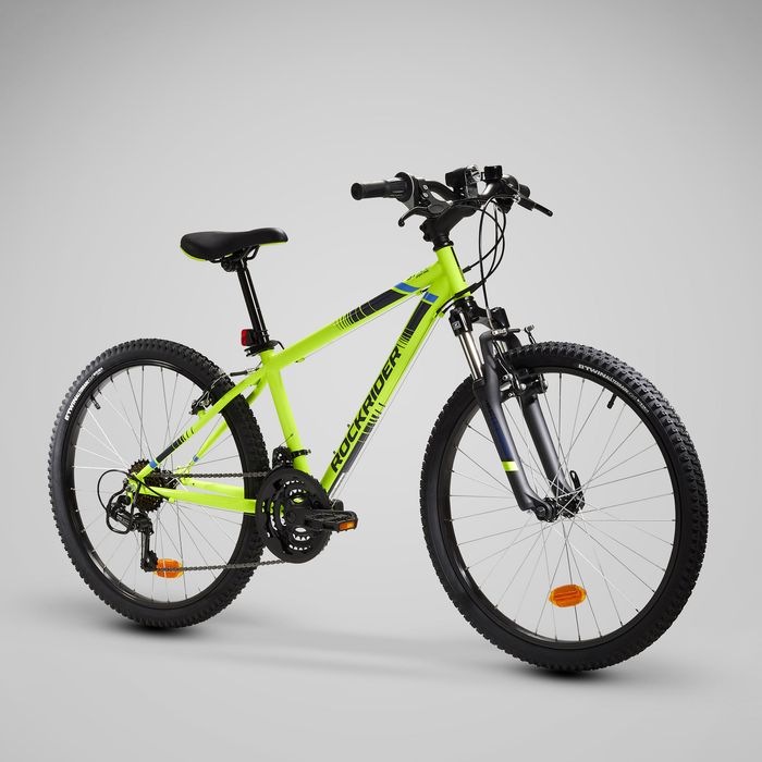 Bicicletă Mtb Rockrider St500 24" Galben Fluo - (SecondHand) Decathlon