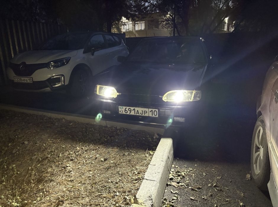 Led фары на ваз 2114