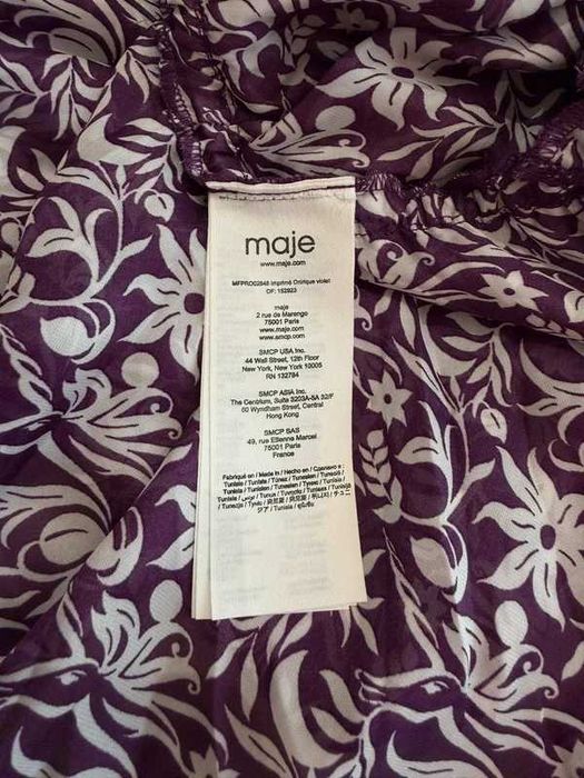 Rochie Maje lungă, fluidă cu mânecă lungă