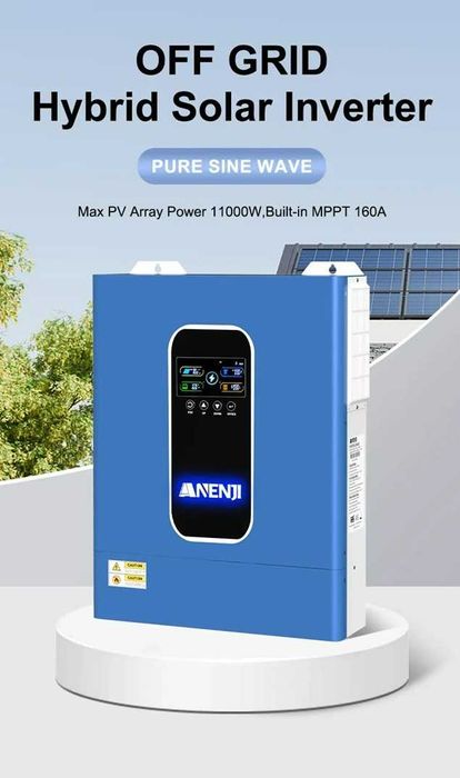 Invertor solar hibrid ANENJI 11KW 48V Sinus pur, WiFi, functie paralel