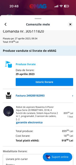 Vand aspirator robot Rowenta