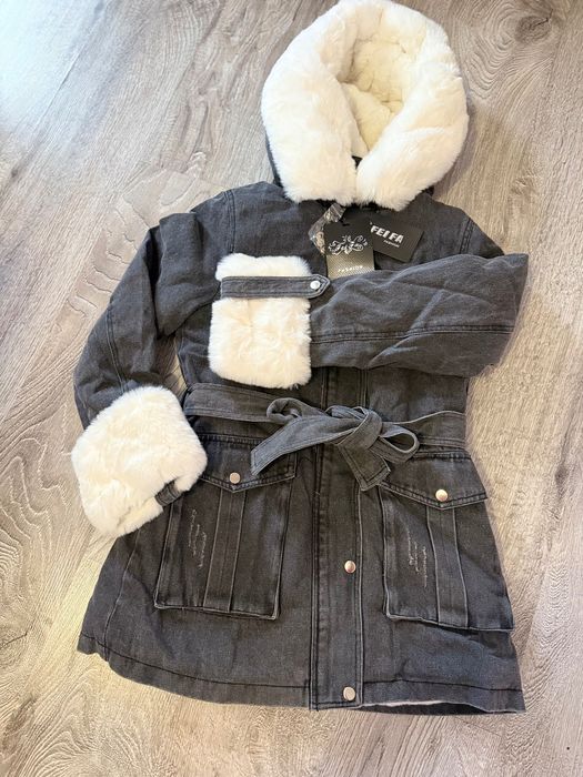 Нов модел топла парка с пух