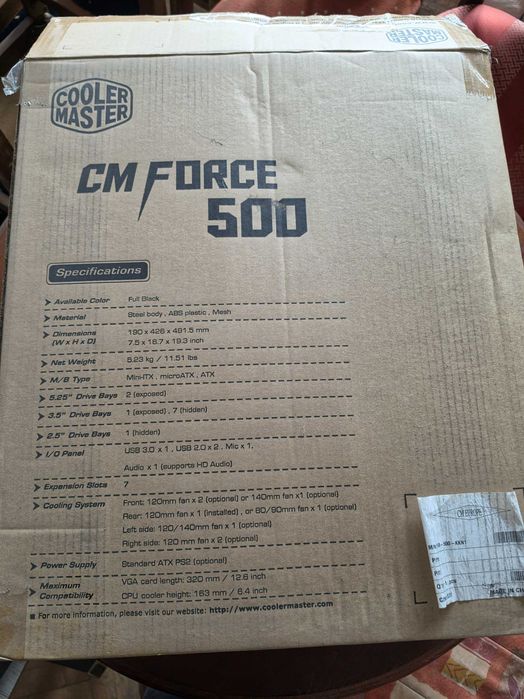 Компютърна кутия Cooler Master Force 500