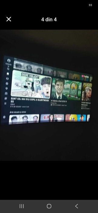 Smart Tv  samsung  4k  curbat 138 cm