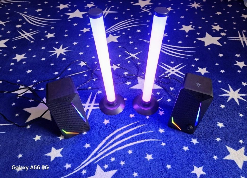Boxe Redragon Waltz + 2 Lumini RGB + HDMI + 4 Cabluri ethernet