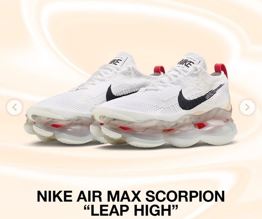 Маратонки Найк н.38 Nike AirMax Scorpion Flyknit Leap High