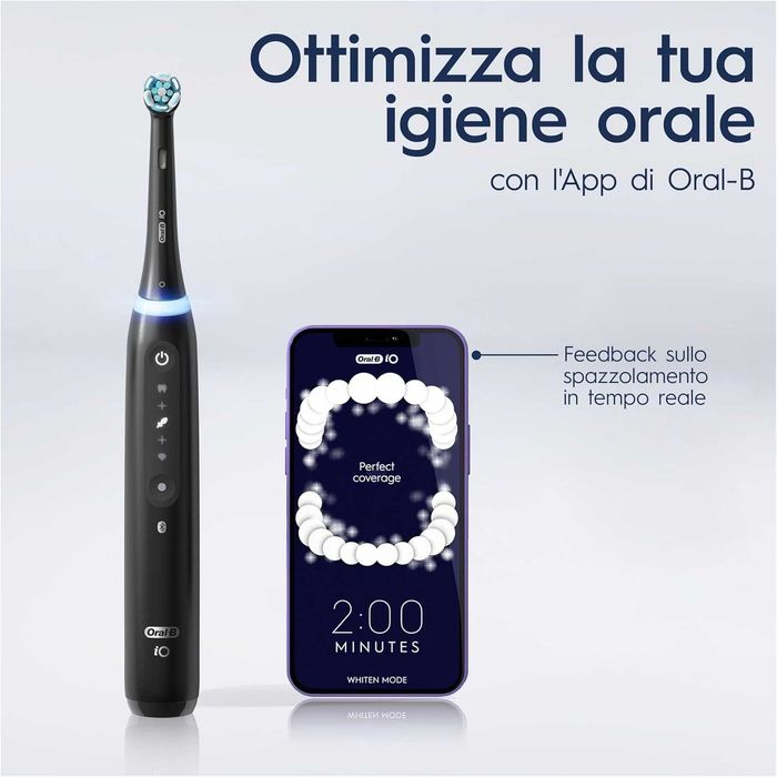 Акумулаторна електрическа четка за зъби Oral-B iO 5N Черна Комплект
