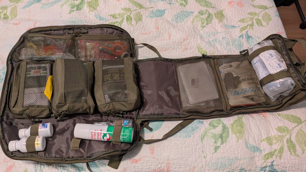 Медицинска тактическа раница, аптечка
