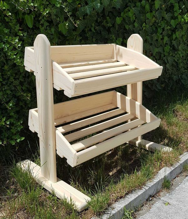 Стелажи от масив за хляб, плодове, зеленчуци и други изделия !