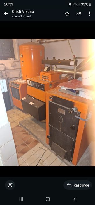 centrala pe lemne , ulei sau motorina so boiler